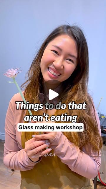 Did you know there’s a glass workshop in Toronto where you can make things out of glass?
