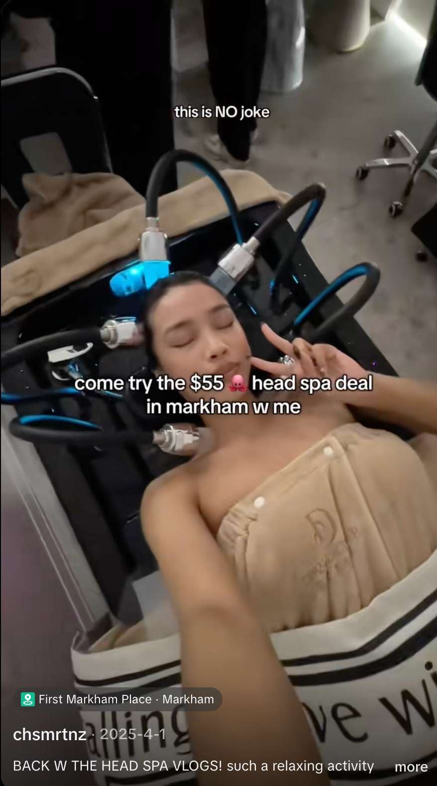 BACK W THE HEAD SPA VLOGS! such a relaxing activity to do...