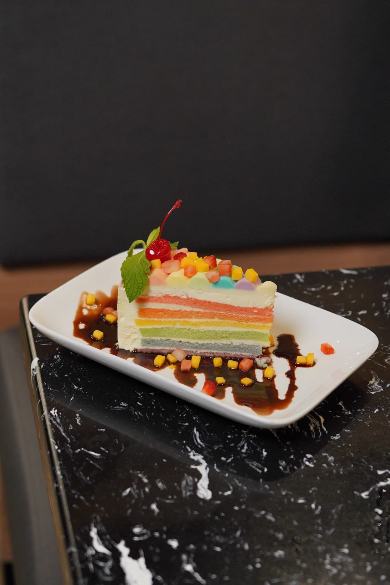 Shoot — DSC05318 rainbow cake dessert