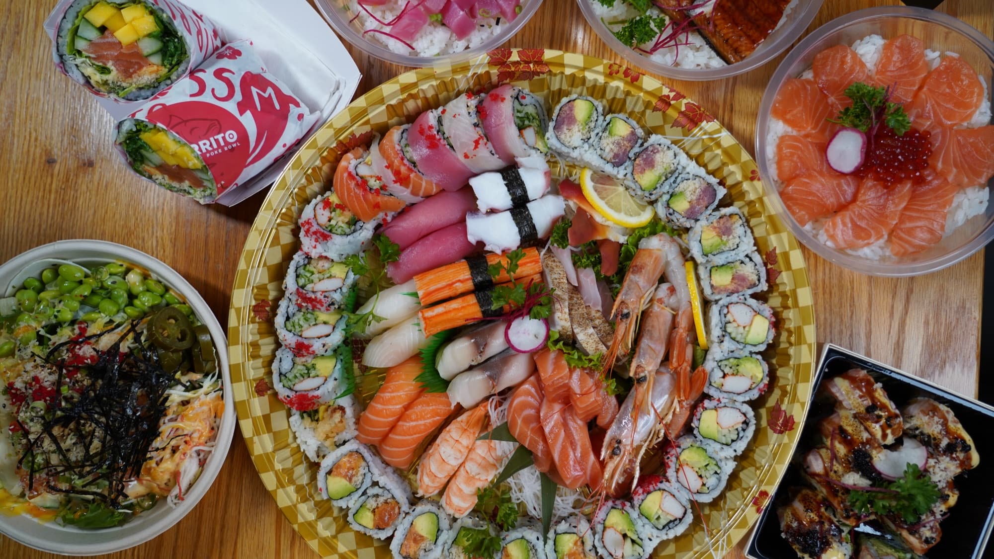 Shoot — 02 sashimi platter spread